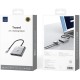 USB-Хаб Wiwu Wi-HB002 Traveling 3в1 Type-C to HDMI+USB 3.0+PD Grey